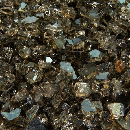 Bronze Fire Pit Glass | 1/4", 10 lbs