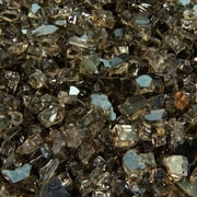 Bronze Fire Pit Glass | 1/4", 10 lbs