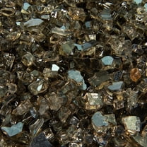 Bronze Fire Pit Glass | 1/4", 10 lbs