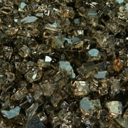 FIRE PIT ESSENTIALS Bronze Fire Pit Glass | 1/4", 10 lbs