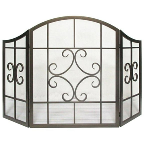 Bronze Fireplace Screen