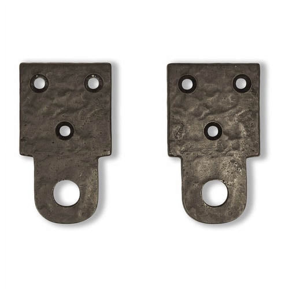 Bronze Gate Mortise Lock Plates 2 Piece Set
