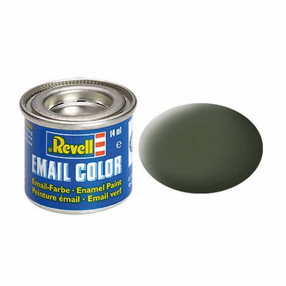 Bronze Green Matt Enamel Paint 14ml (.47oz) Tinlet Revell