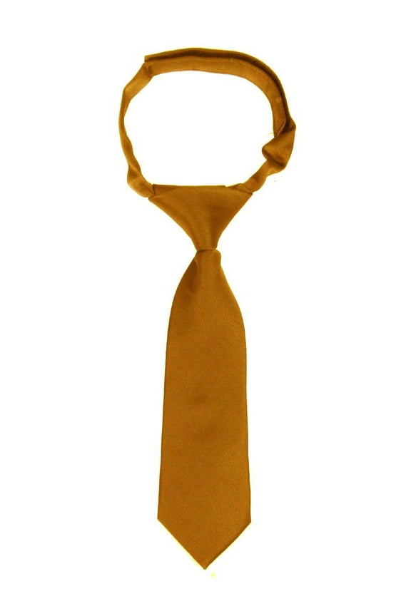 Bronze Infants Velcro Necktie