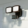 thumbnail image 1 of Bronze Integrated LED Motion Sensor Dusk to Dawn Outdoor Security Flood Light - 240 Degree - 85 Ft., 1 of 14