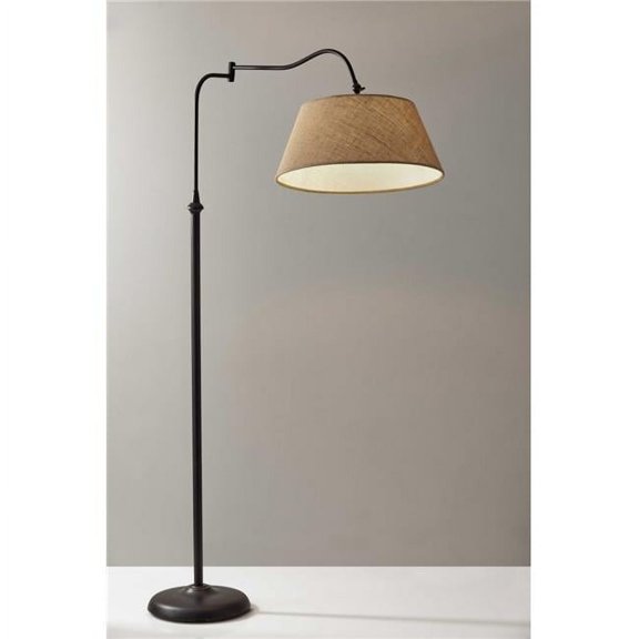 Bronze Metal Floor Lamp, 17 x 29 x 61 in.