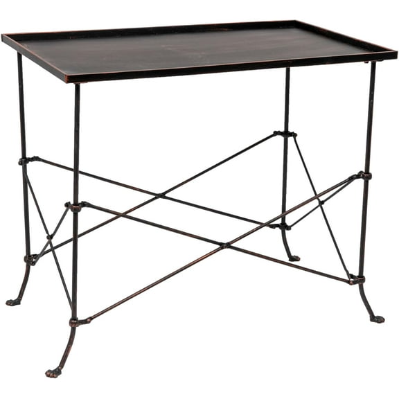 Bronze Metal Rectangle Table