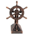 thumbnail image 1 of Bronze Metal Ships Helm Ship Wheel Miniature Replica Die Cast Pencil Sharpener, 1 of 3