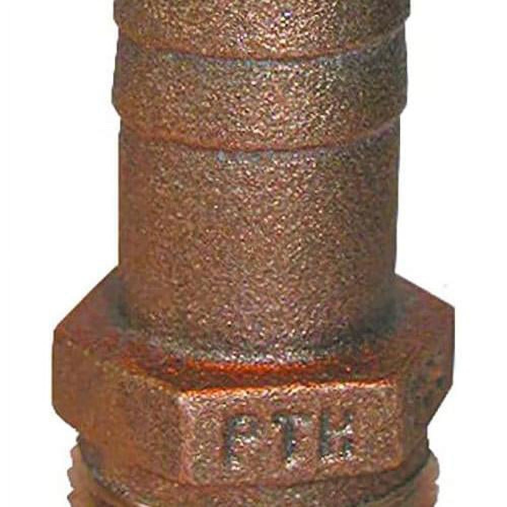 Bronze Pipe To Hose Adapter 1 2 Pipe 1 2 Or 5 8 Hose Walmart