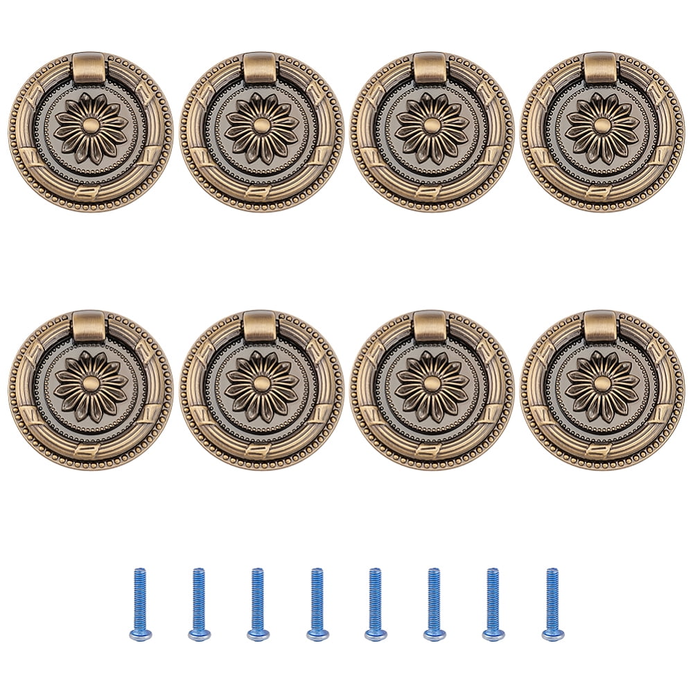 Ring Puls Bronze Ring Pulls Vintage Bronze Drawer Ring Pulls Round Drawer Pull ...