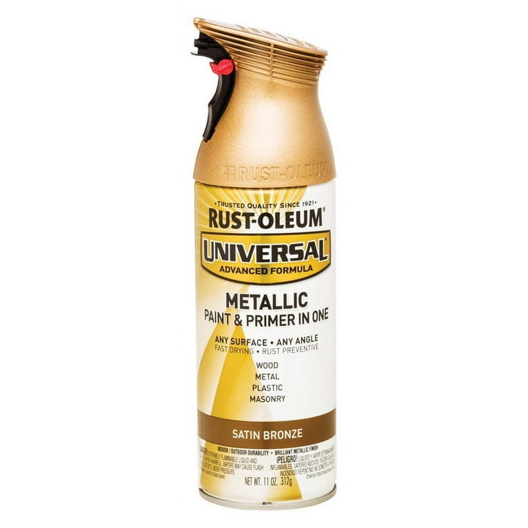 Clear, Rust-Oleum Universal All Surface Interior/Exterior High Gloss Spray  Paint-302110, 11 oz, 6 Pack 