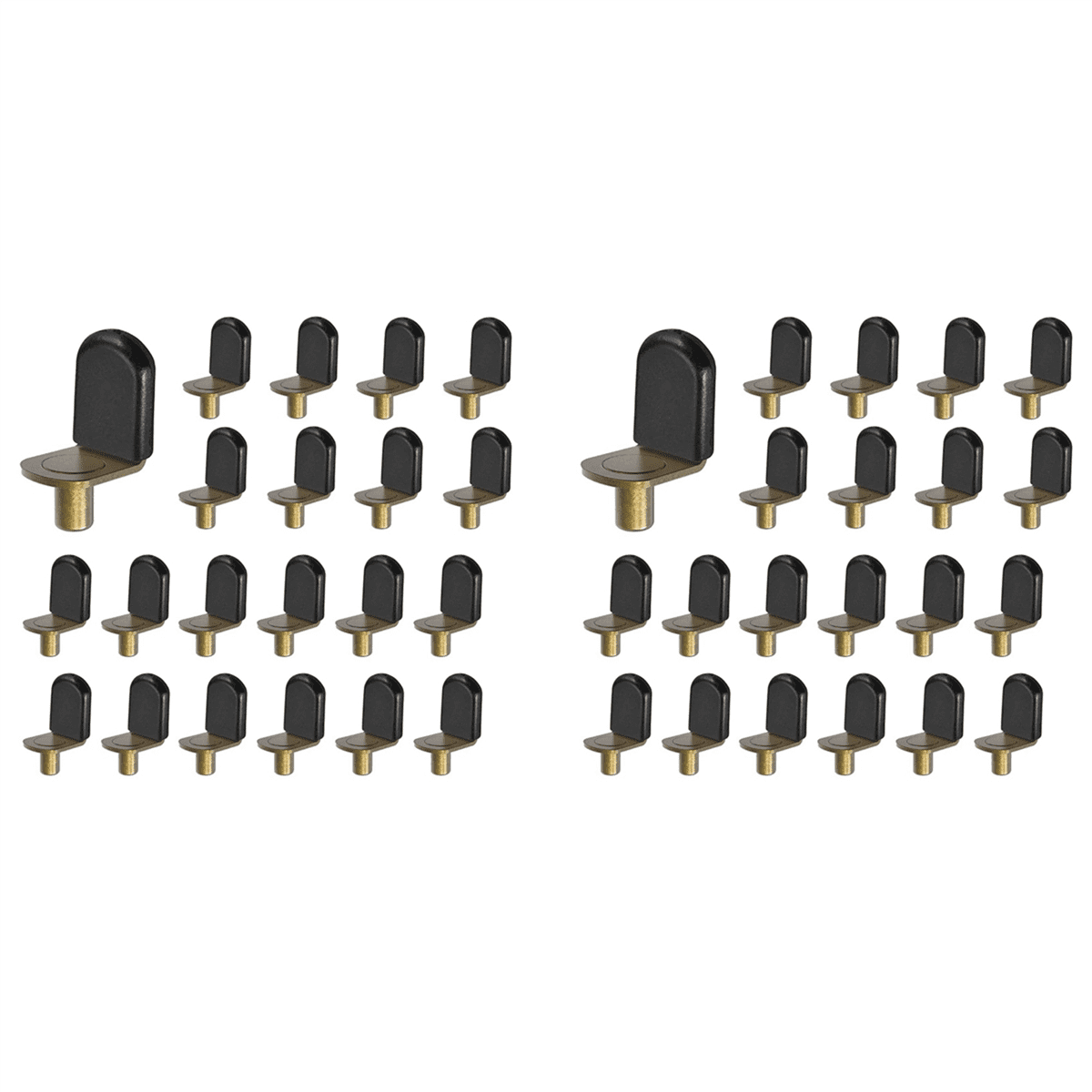Bronze Shelf Pins, Glass Supports Furniture Closet Bookcase Shelf BracketStyle