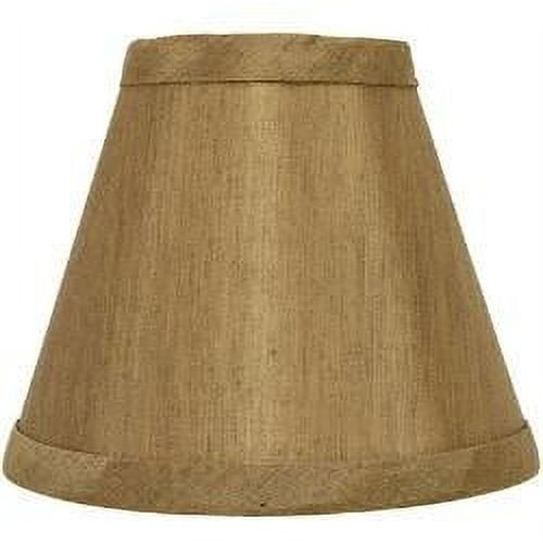 Bronze Silk Laminated Chandelier Lamp Shade Clip on Empire
