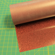 Bronze Siser Glitter 20" x 3' (feet) Iron on Heat Transfer Vinyl Roll HTV