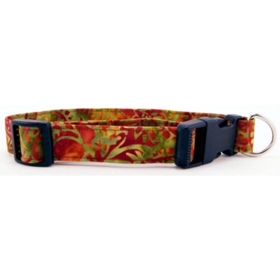 Bronze Sumatra Batik Dog Collar - Size - X-Large