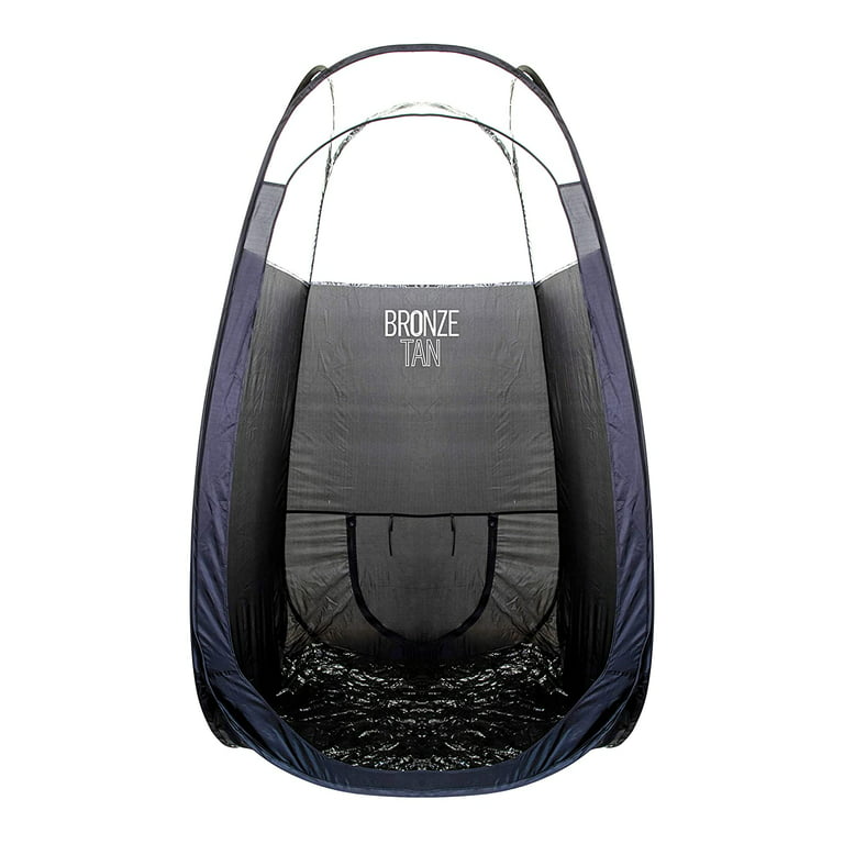  AW Black Spray Tanning Tent Pop Up Portable Spraying Booth  Sunless Waterproof Tanning Tents Clear Window with Carry Bag for Makeup  Painting : Beauty & Personal Care