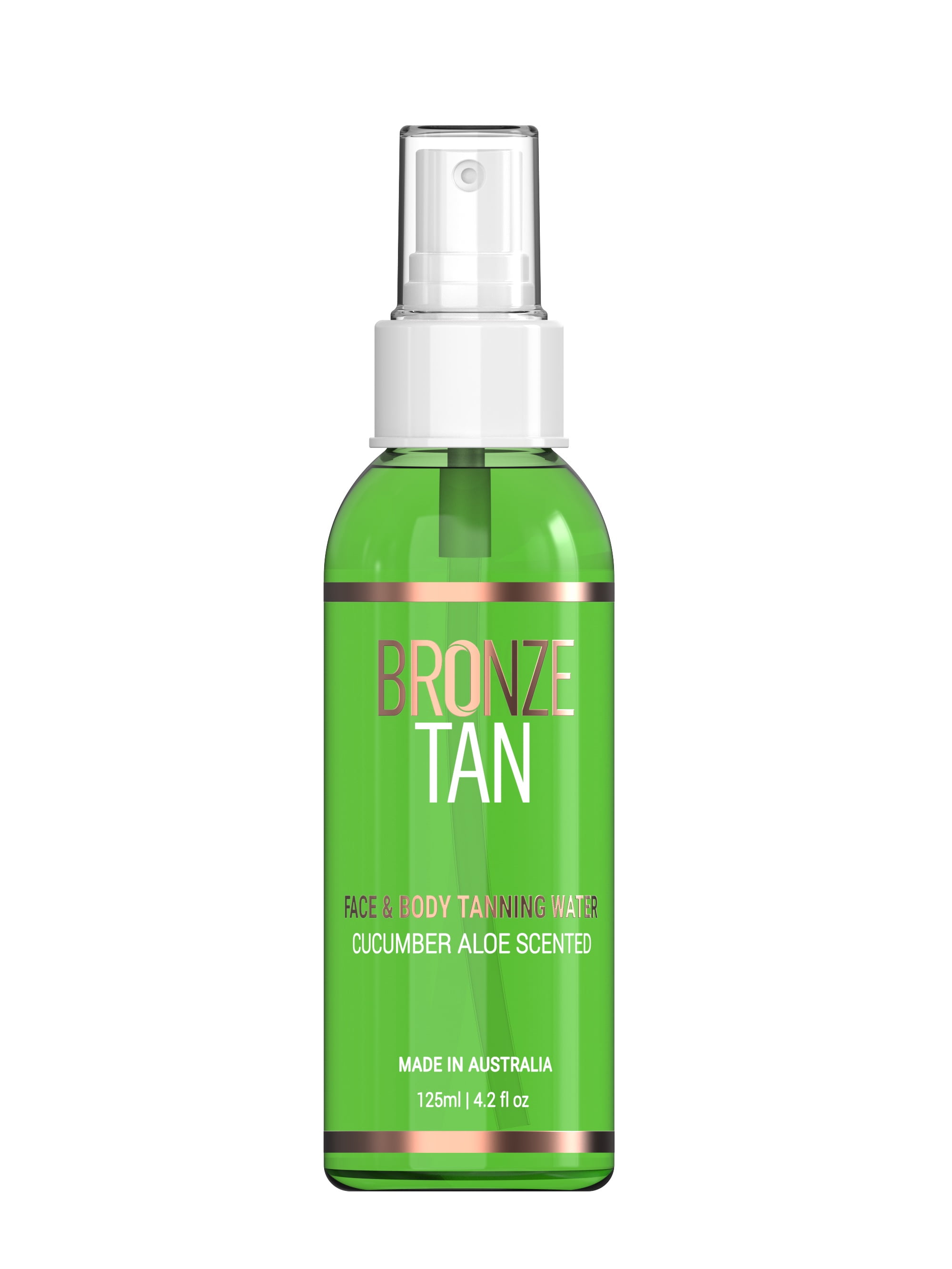 Bronze Tan Sunless Face & Body Tanning Water for Gradual and Natural