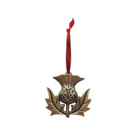 Bronze Thistle Ornament