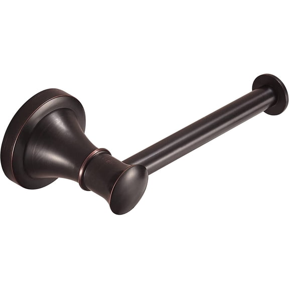 Bronze Toilet Paper Holder Oil Rubbed Tissue Roll Hanger Rustic Farmhouse ORB Storage Wall Mounted for Bathroom