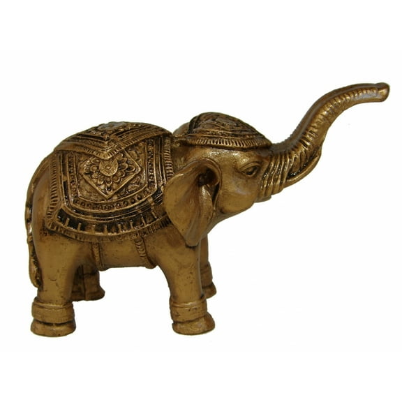 Bronze Trunk Up Elephant Statues