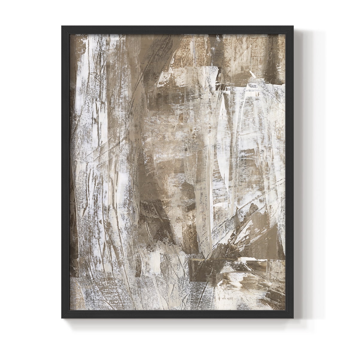 Bronzed I Framed Print in Black Solid Wood Framed Print No Nail Hanging