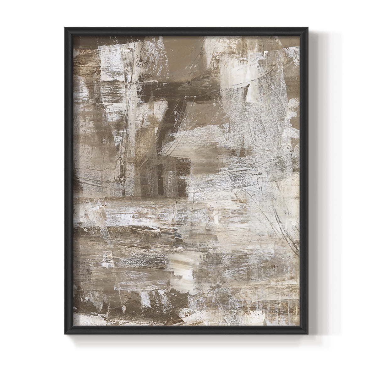 Bronzed II Framed Print in Black Solid Wood Framed Print No Nail Hanging