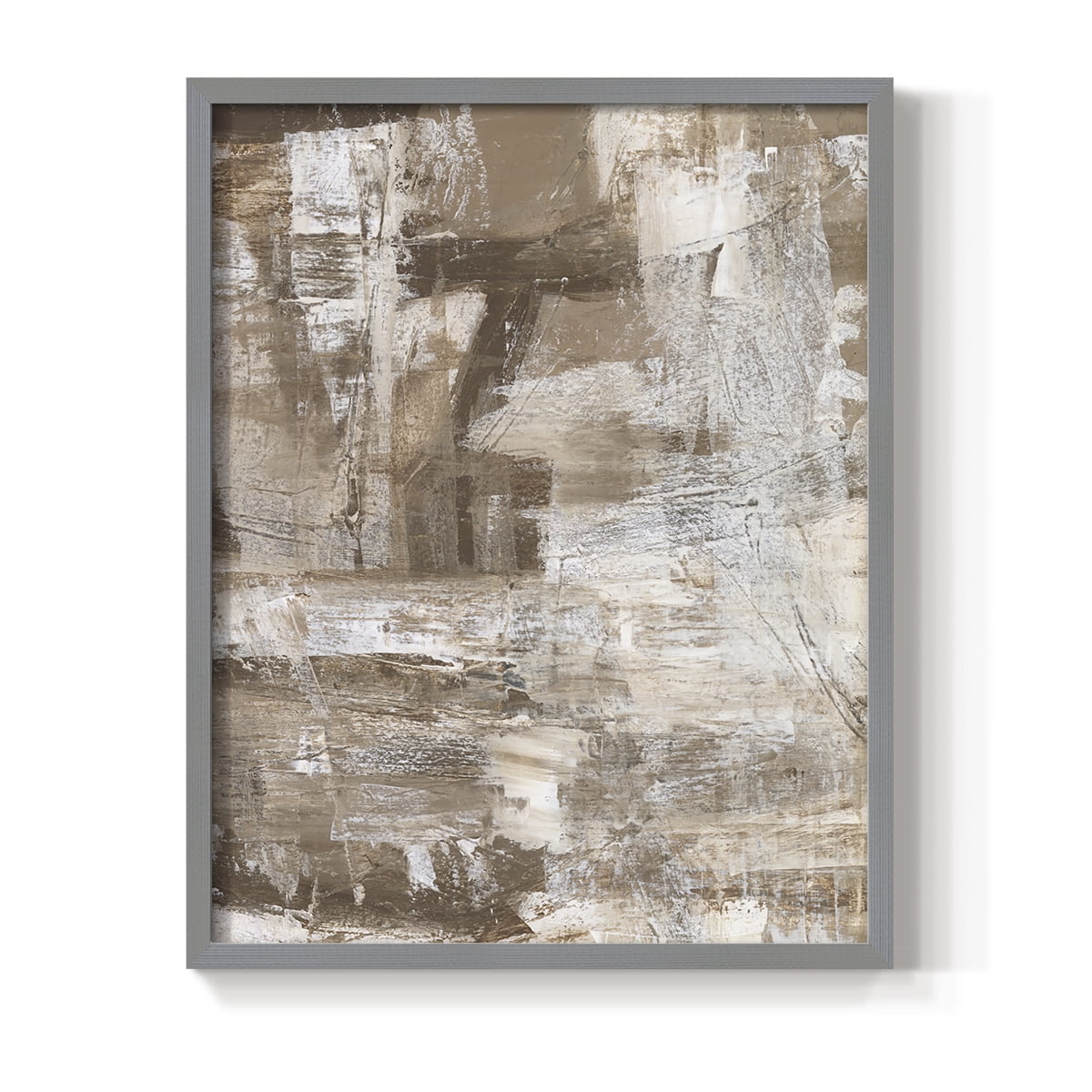 Bronzed II Framed Print in Gray Solid Wood Framed Print No Nail Hanging