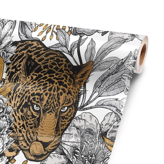 Bronzed Leopard 96” x 52” Vinyl Wrap Sheet for large or custom items | 3M wrap DIY to custom gear of all types and sizes, including vehicles, boats, appliances, furniture, atv’s, golf