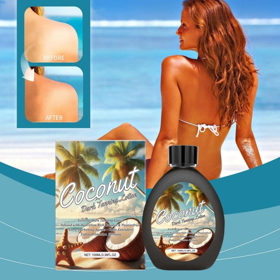Bronzing Body Lotion For Summer Beaches Moisturizing Tan-Enhancing Cream For -Toned 100ml