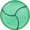 thumbnail image 1 of MEIBUTYUP Multipurpose Green Plastic Fruit Plate Ideal for Home Use Snack and Candy Serving, 1 of 6