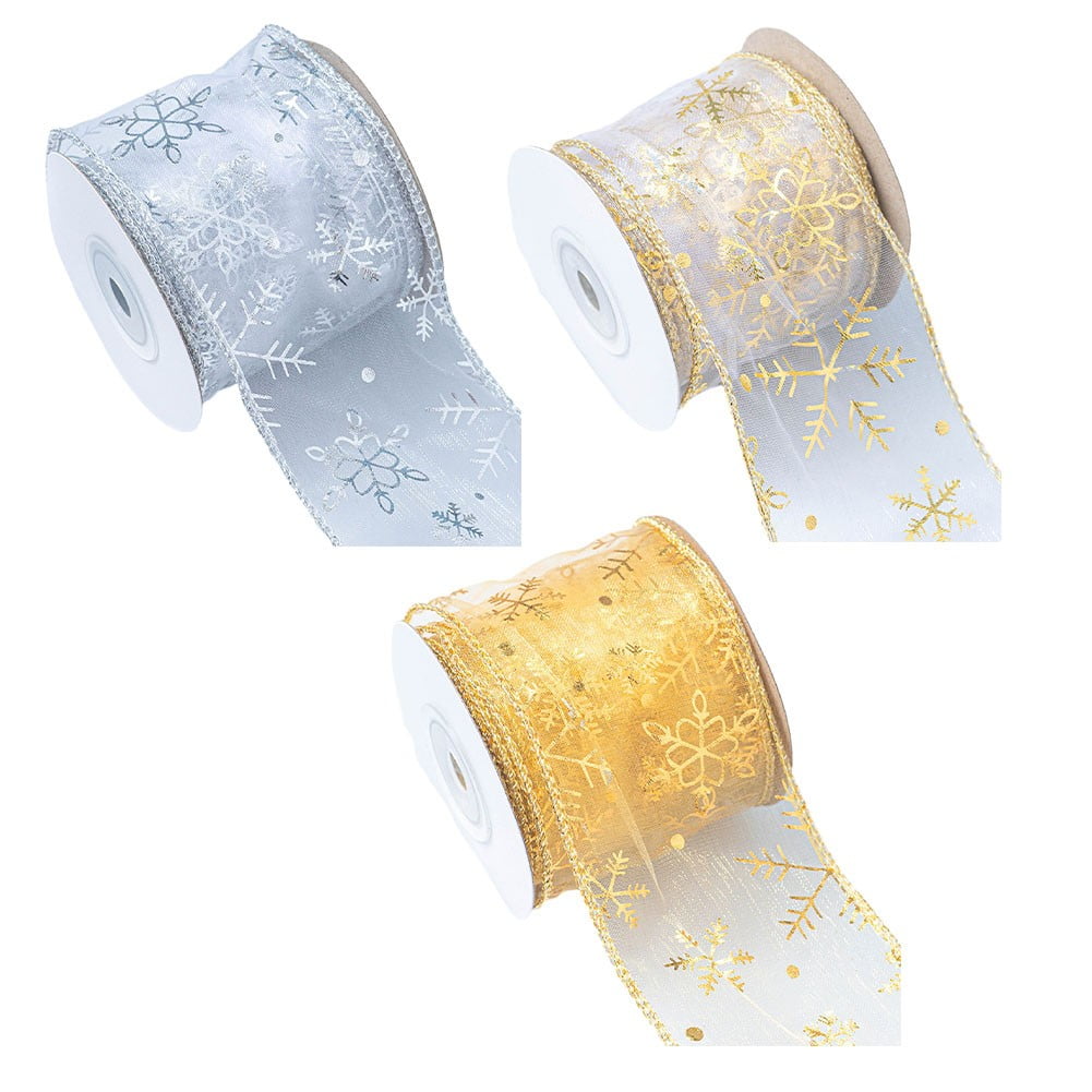 Bronzing Transparent Ribbon Imitation Linen Silk Edge Mesh Decorative ...