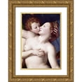 thumbnail image 1 of Bronzino, Agnolo 11x14 Gold Ornate Wood Framed with Double Matting Museum Art Print Titled - ExVintageure of Luxury - Detail, 1 of 4