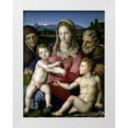 thumbnail image 1 of Bronzino, Agnolo 15x18 White Modern Wood Framed Museum Art Print Titled - Family with Saint Anne and John the Baptist as a Child, 1 of 4