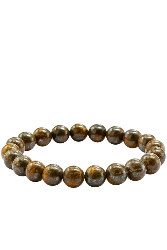 Bronzite (Enstatite Axinite) Bracelet - 8mm
