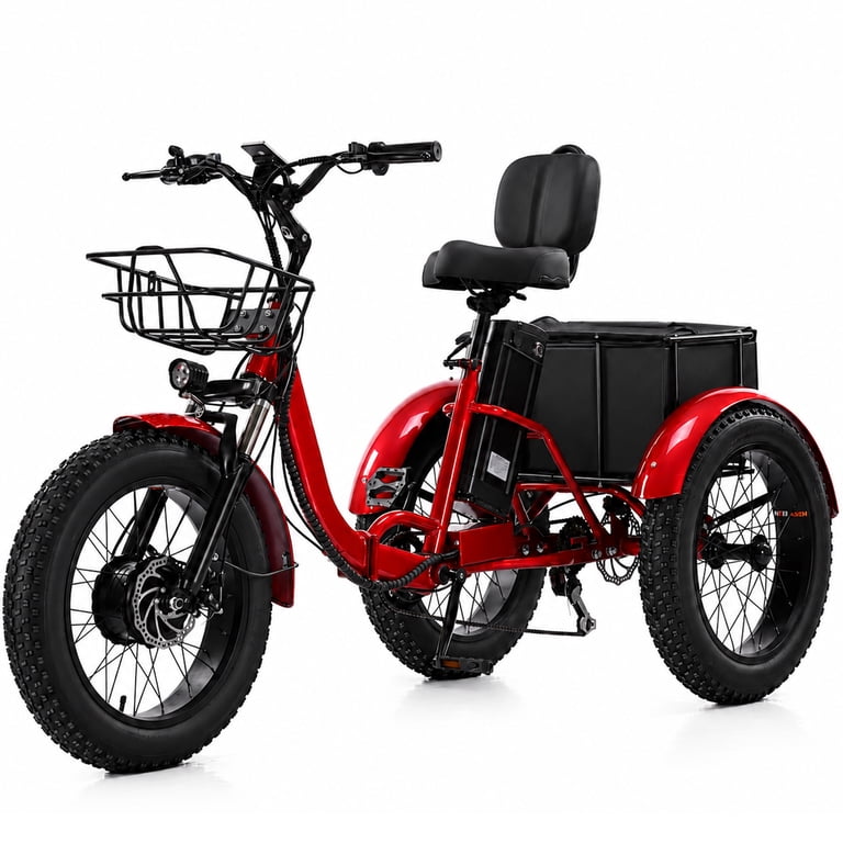 electric bicycle trikes 3 Wheel Cycle | Folding Tricycle Bike Affordable 15Ah battery and a gutsy 500W front hub motor Recumbent Trikes - RAD Innovations