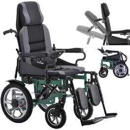YEBEI Reclining Foldable Electric Wheelchair for Adults 300