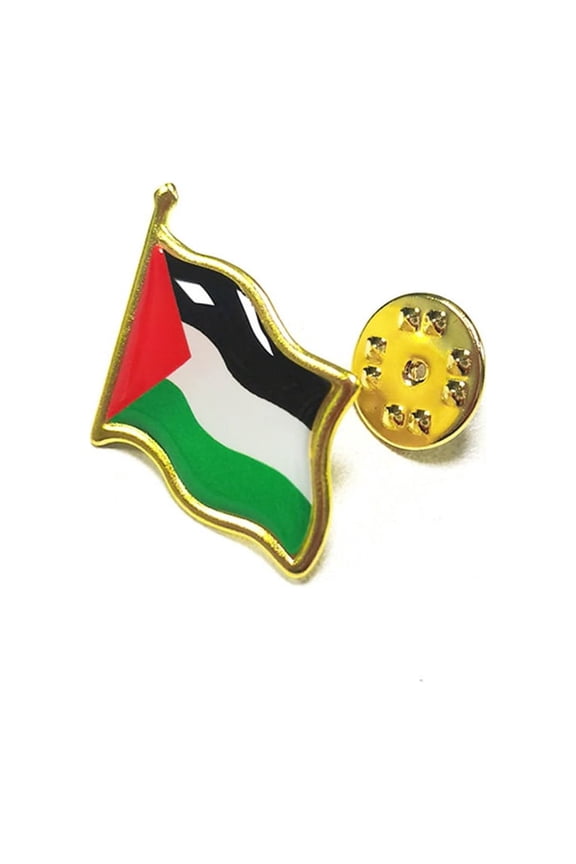 Brooch Lapel Pin PLE Flag Shaped Stylish Lapel Pin Brooch Alloy for Fashion Outfits