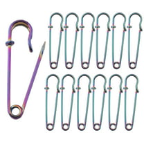 Gustave Pack of 20 Large Safety Pins, 2.8 Heavy Duty Blanket Pins Metal  Spring Lock Pins Fasteners for Blankets Crafts Skirts Kilts Brooch Making,  Gold+Silver 