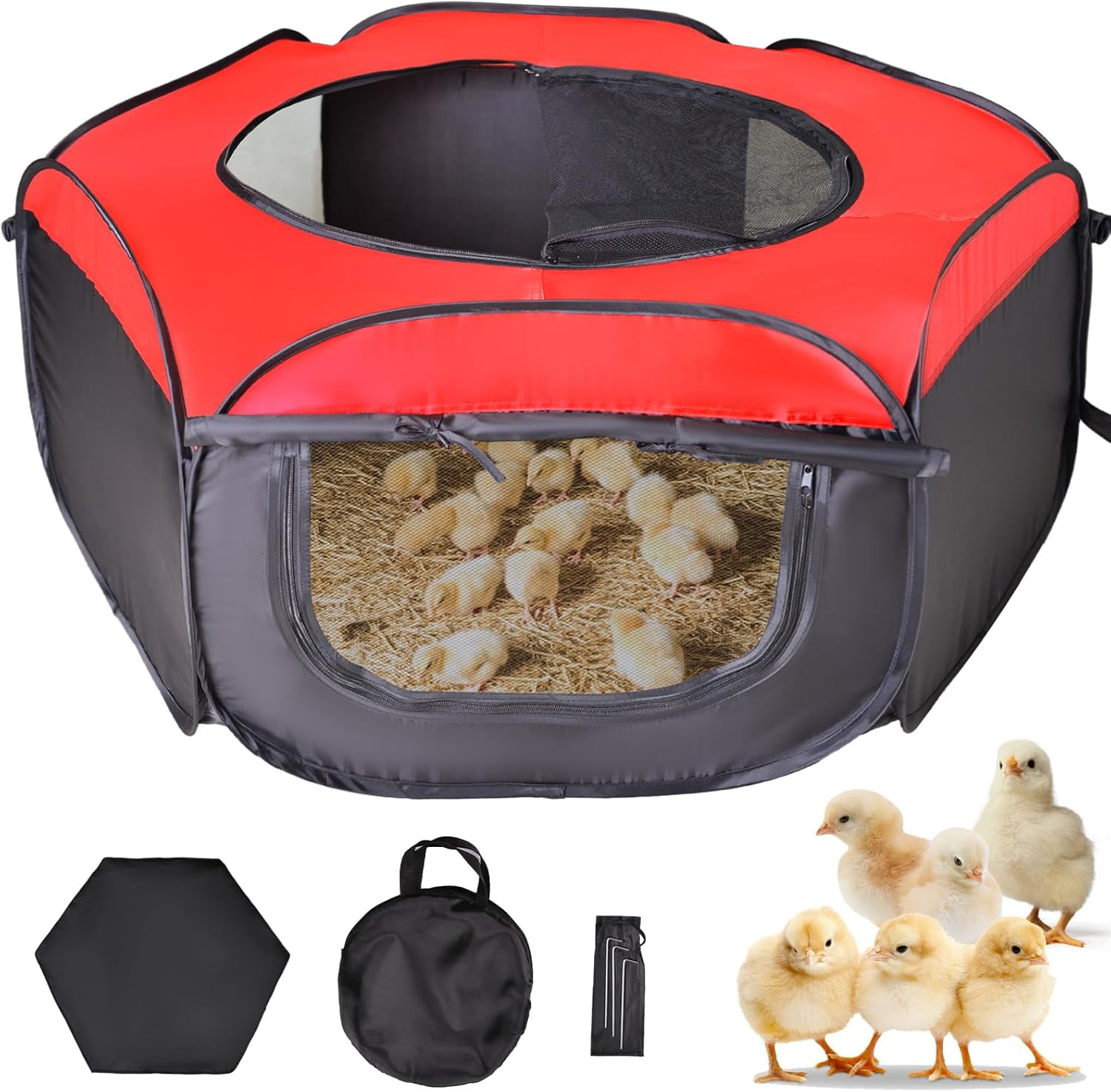 Brooder Box for Chick Starter Kit - Brooder Pen/Baby Chicken Supplies ...