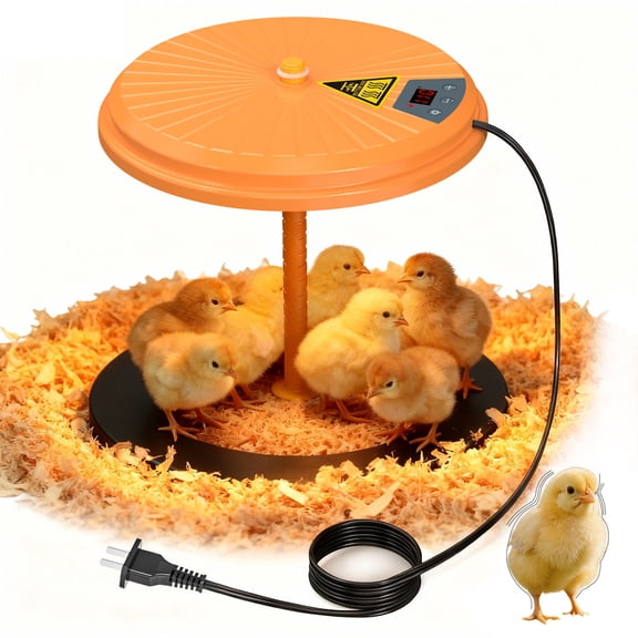 Brooder Heat Lamp with Thermostat for Chicks Ducklings Goslings, Poultry Coop Heater Warmer with Overheat Protection, Smart Thermostatic Winter Heating for Chick Brooder Coop Duck Brooder