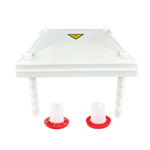 Brooder Heater for Chicks, 12.2 x 12.2Inch for 20 Chicks Brooder Heating Plate with Adjustable Height and Angle US Plug