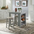 thumbnail image 1 of Brook Creek 3 Piece Counter Set in Gray, 1 of 5