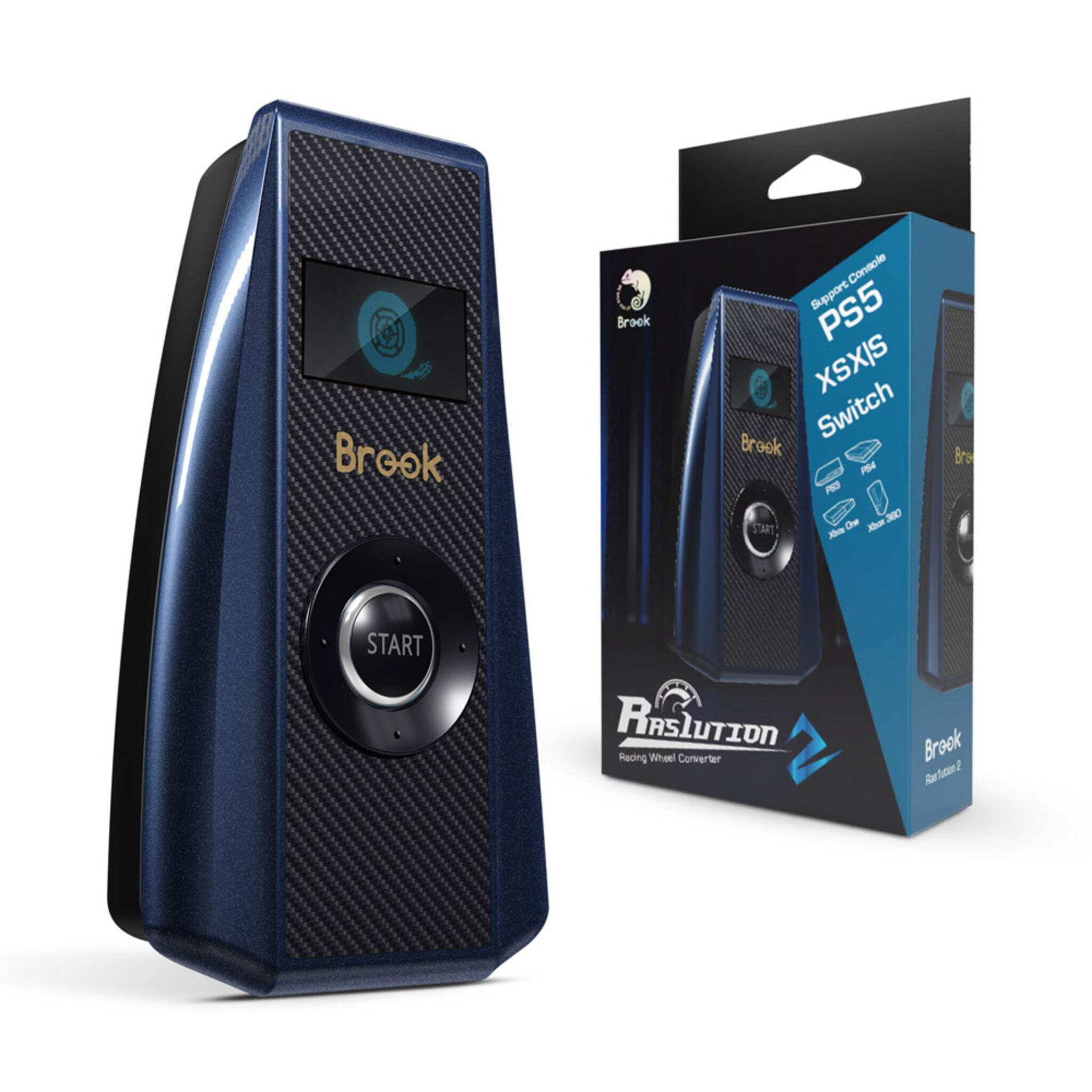 Brook Ras1ution 2 - PS5/ Switch/XBOX Racing Wheel Converter