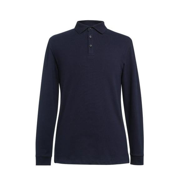 Brook Taverner Mens Frederick Long-Sleeved Polo Shirt