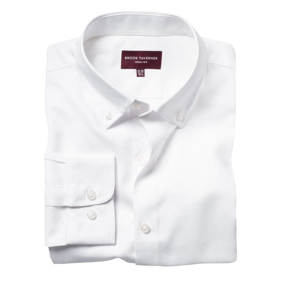 Brook Taverner Mens Toronto Long Sleeve Oxford Shirt
