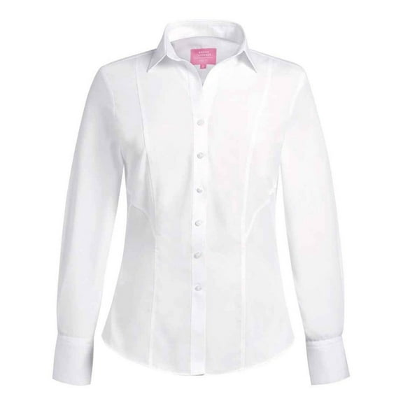 Brook Taverner Womens Palena Poplin Long-Sleeved Formal Shirt