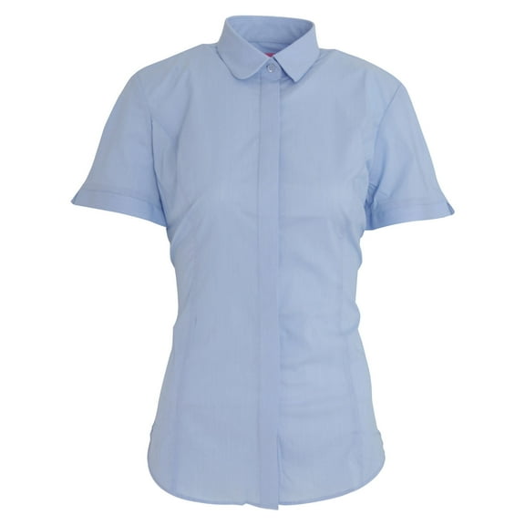 Brook Taverner Womens Soave Short Sleeve Poplin Shirt