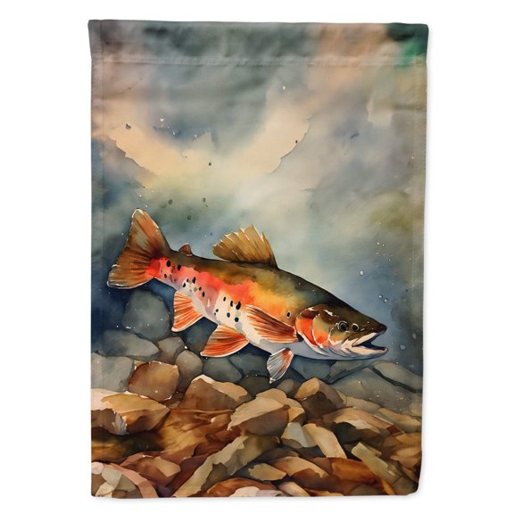 Brook Trout House Flag 28 in x 40 in