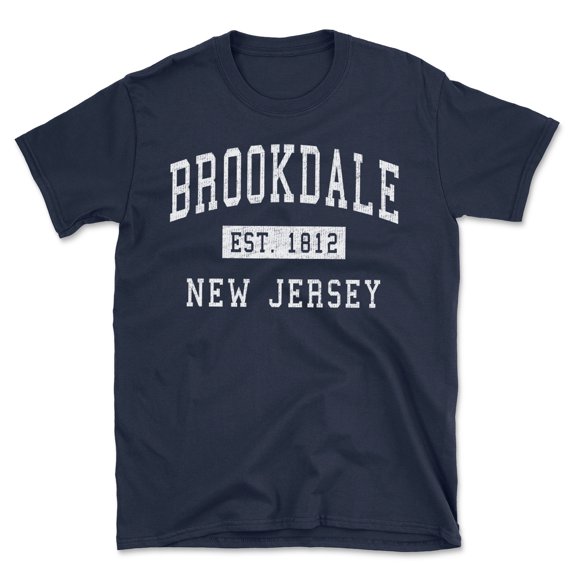 Brookdale New Jersey Classic Established Men's Cotton T-Shirt