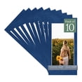 thumbnail image 1 of Brooke Blue Suede Picture Frame Mat for 12x24 Frames - Fits 10x20 Photos - 10 Mats, 1 of 7